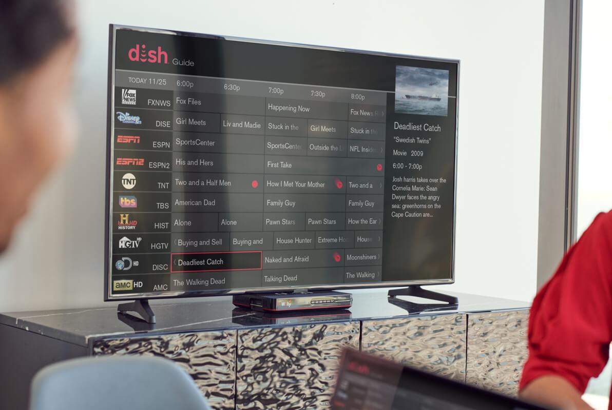 Television with DISH interface